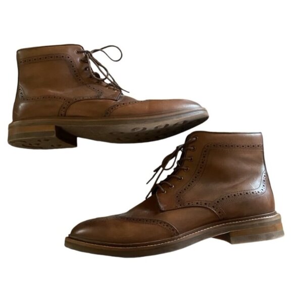 Flag Ltd. Brown Leather Boots 11 - Picture 2 of 7